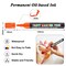 12 Colors Paint Pen Paint Markers, Oil-Based Waterproof Marker Pens, Permanent Fabric Paint Quick Dry Marker for Metal, Egg, Tire, Rock, Wood, Canvas, Plastic, Glass, Engineer, DIY Craft